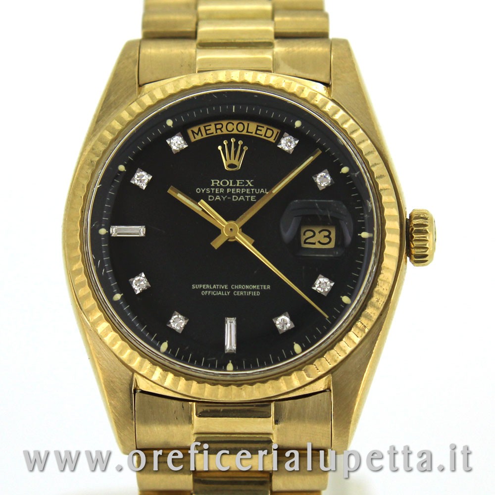 Rolex day date quadrante on sale nero